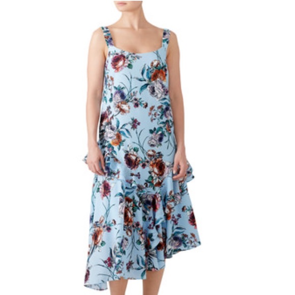 Cooper Street Botanical Asymmetrical Dress - Picture 3 of 6